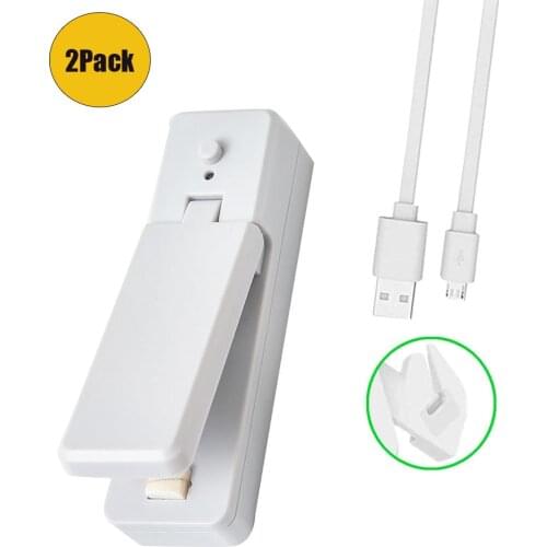 Usb Heat Sealer Mini Portable Sealing Machine Dual-purpose Plastic Bag Heat Sealing Machine USB Charging Hand Pressure Sealer