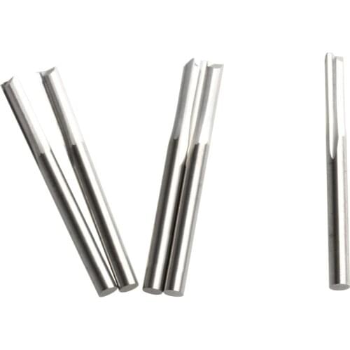 5pcs 3.175*3.0*12mm 2 Flutes Straight Router Bits, Milling Cutter Wood, Wooden Tools From Factory