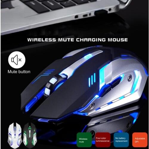 Q1 Gaming Mouse High Speed 6 Buttons 2.4GHz Portable Silent Wireless Mouse for Office