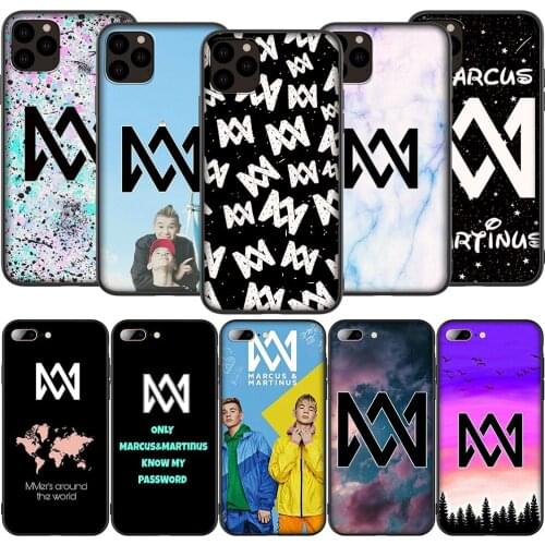 Lavaza K88 Marcus & Martinus Silicone Soft Case for iPhone 12 Mini 11 Pro XS Max XR X 8 7 6 6S Plus 5 5S SE 2020