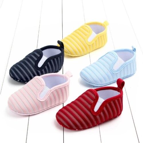 Fashion Toddler Baby Shoes Girls Boys Infant First Walkers Shoes Mesh Breathable Soft-soled Baby Shoes Girls Boys Loafers