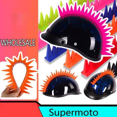 Universal Cockscomb Bikes Helmet Decorative Decal for Motorcycle Bicycle Cockscomb Bikes Helmet Decorative Decal for Motorcycle