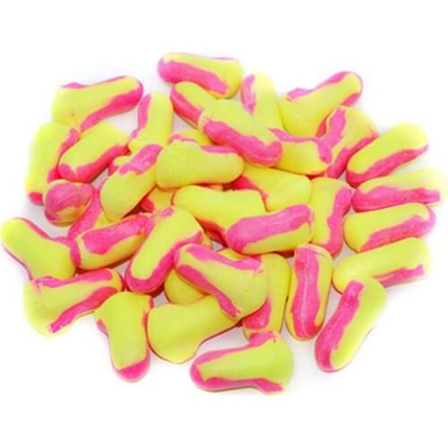 MOOL 100 Pairs of Soundproof Earplugs Anti-Noise Sponge Protective Earplugs Work Study Sleep Earplugs