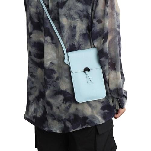 Women Touch Screen Bag Cell Phone Smartphone Wallet Leather Shoulder Strap Bag