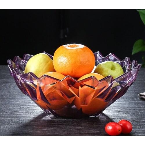 Fruit Plate Acrylic Nut Plate Large Crystal Melon Fruit Plate Melon Seed Plate