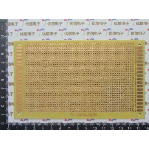 Free shipping 9 * 15CM fiberglass board / butter epoxy board / universal Pegboard / test board thickness 1.2MM