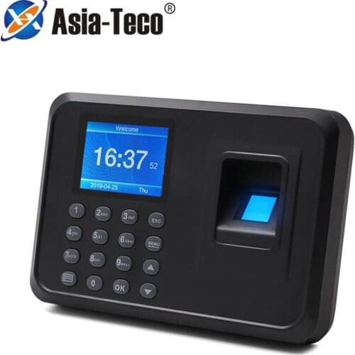 Biometric Fingerprint Time Attendance System Clock Recorder Office Time Clock Employee Recorder Device