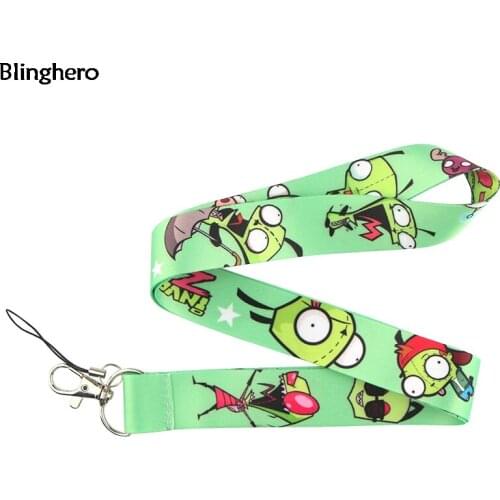 Blinghero Cartoon Lanyard Keys Phone USB Cool ID Card Holder Neck Straps With Camera Lanyard for Family Kids BH0388