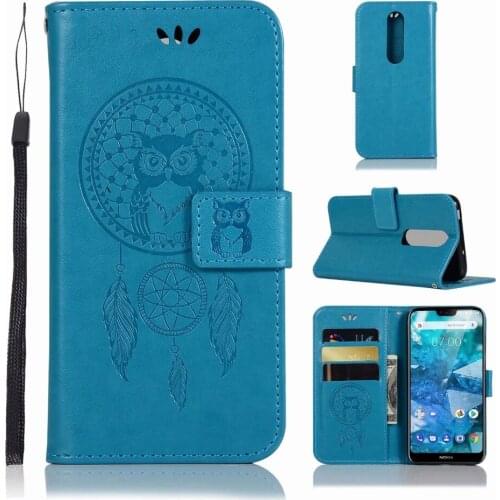 Flip PU Leather Phone Case For Nokia 7.1 TA-1085 TA-1095 TA-1096 TA-1100 Case For Nokia 7.1 Plus With Stand Funda