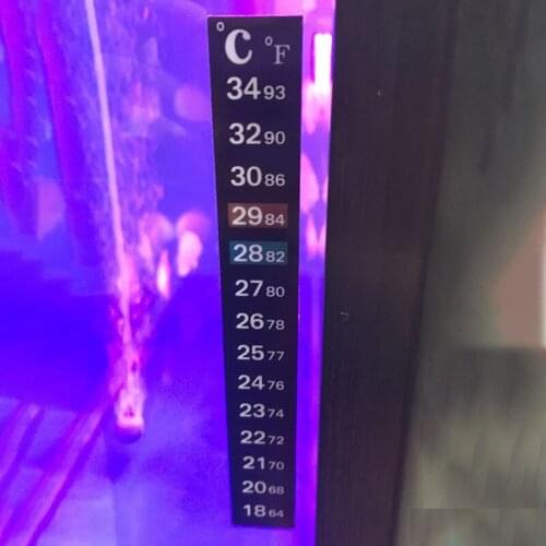 Hot Sale Home Decor Stick-on Digital Aquarium Fish Tank Fridge Thermometer Sticker Temperature Temp Measurement Stickers Tools