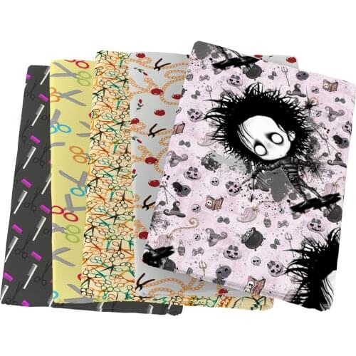 Patchwork Polyester Cotton Fabric for Tissue Kids Sewing Quilting Fabrics Needlework Material DIY Handmade Cloth,c13745