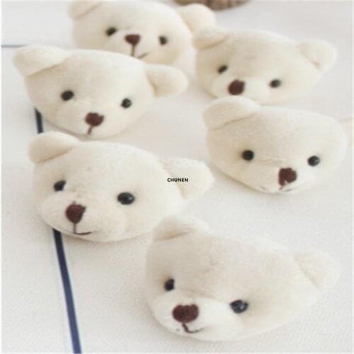 Small 2colors - 3-4cm accessories Plush Toy , Cute Small Bear Plush Stuffed Toy , Animal Plush decoration DOLL