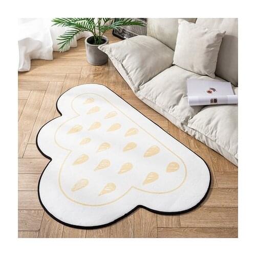 Special-shaped cartoon cloud floor mat bedroom entrance door mat bathroom bathroom non-slip absorbent foot mat