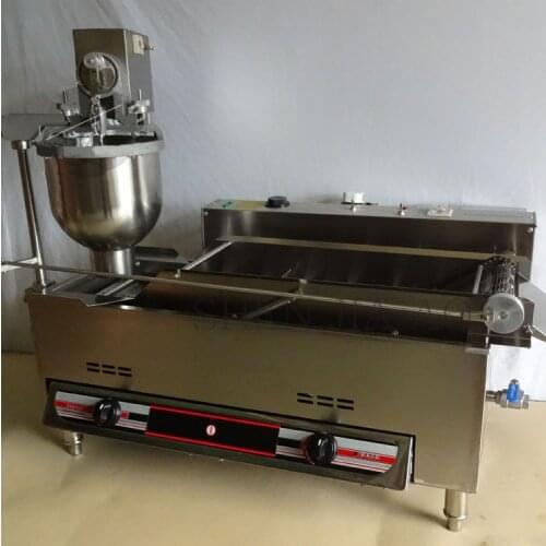Commercial Doughnut Maker Automatic Donut Frying Machine Stainless Steel Gas and Electric Donut Making Machine T-100A