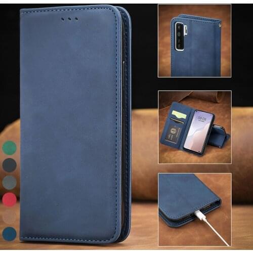Retro Skin Feel To Suck Wallet Case For Huawei P40 P40 Lite 5G P40 Pro P30 Lite/Pro P Smart 2019/2020/2021 Honor 10i 20 Lite 30S