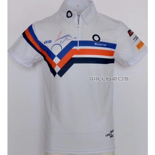 Motocross Racing Moto Polo Shirt For BMW Motorrad Quick Dry T shirts MX Dirt Bike Cycling Polyster Summer Short Sleeve Mens