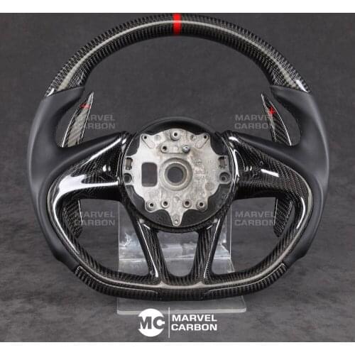 100% REAL CARBON FIBER STEERING WHEEL COMPATIBLE WITH McLaren