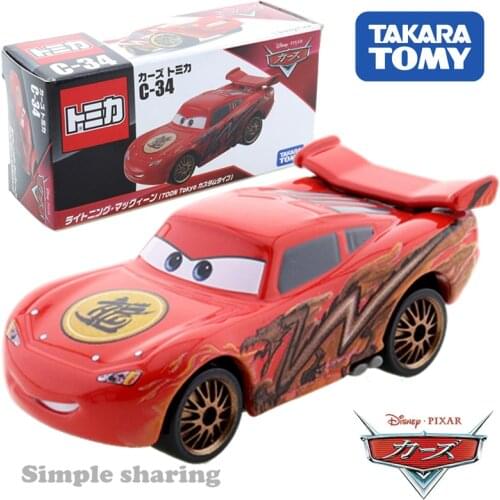 Takara Tomy Cars Tomica C-34 Lightning McQueen Toon Tokyo Custom Disney Pixer