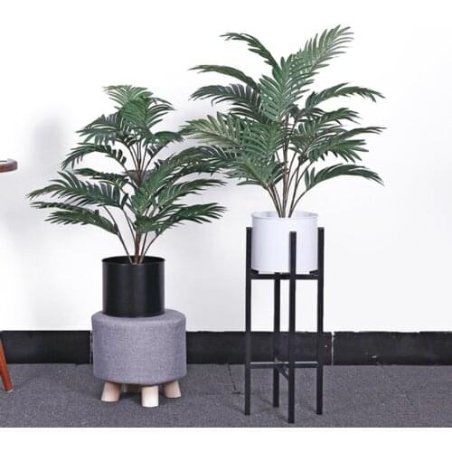 Tropical pocket Coconut plant wall material small coconut leaf loose tail sunflower simulation palm bonsai decorative sunflower