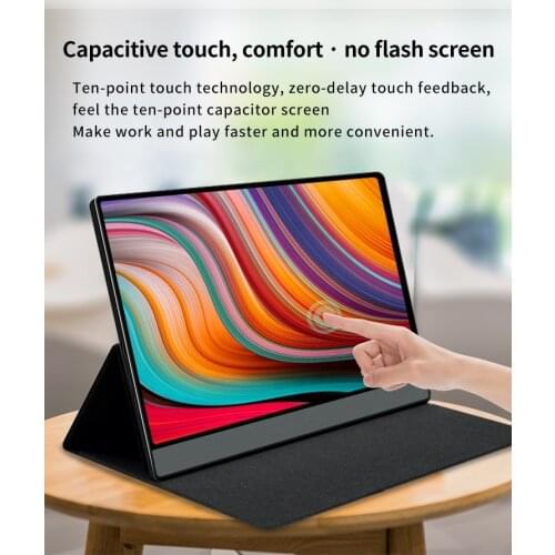 Ultra Thin Gaming Monitor Portable 15.6 inch 4K touch screen monitor with usb type C for Mobile