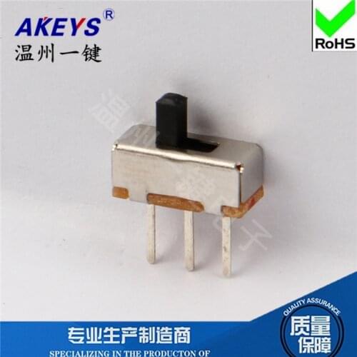 10pcs SS-12D00 (1P2T) Various heights 2-speed toggle switch No fixed foot pitch 2.54 three-legged vertical