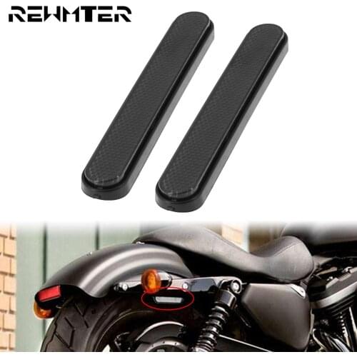 2xMotorcycle Front Fork Reflector Sticker Lower Legs Slider Safety Warning For Harley Sportster 883 Touring Dyna Softail Fatboy