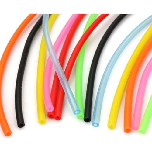 3.8mm Silicone Hookguide Soft Hook Tubing Plastic Tubes Fly Tying Materials