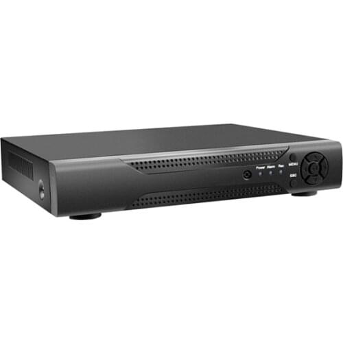 4 Channel NVR with 4 Port PoE 256 Mbps 4K HDMI NVR Network Digital Video Recorder, IP Security Camera System H.265 No HDD (4CH)
