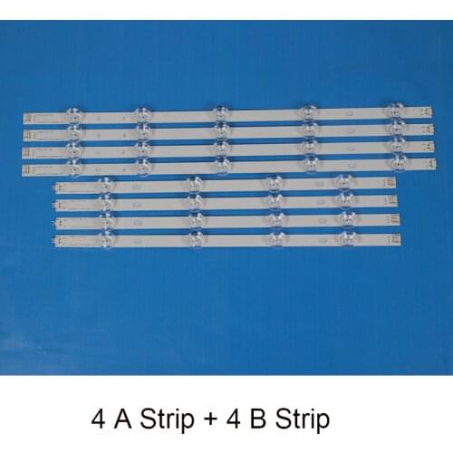 8Piece/Set LED Backlight Strip For LG 47LB650V 47LB6500-UM 47LB650V-ZN -ZA 47 inch TV Backlight LED Bands Bars Lamps Strip Light
