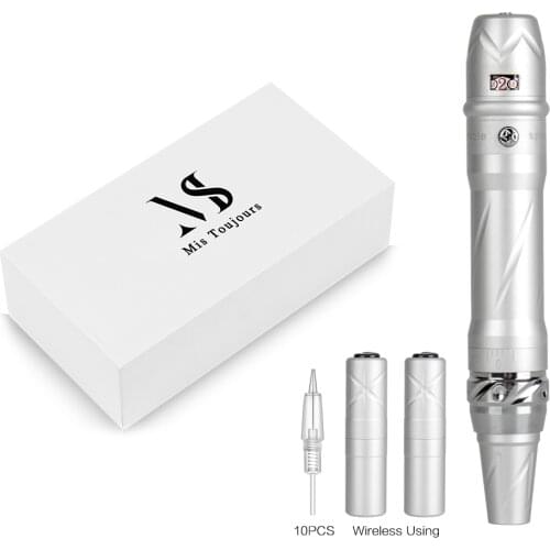 Wireless Dermografo microblading Machine Tattoo Pen For Permanent Makeup Beauty Forever Eyebrow Micropigmentation Machine