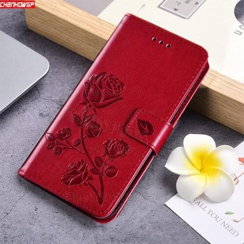 Luxury Flower Leather Wallet Case For Huawei Y5 Y6 Y7 2018 Y9 Prime 2019 Cover Card Stand Magnetic Flip Phone Cases Coque Funda