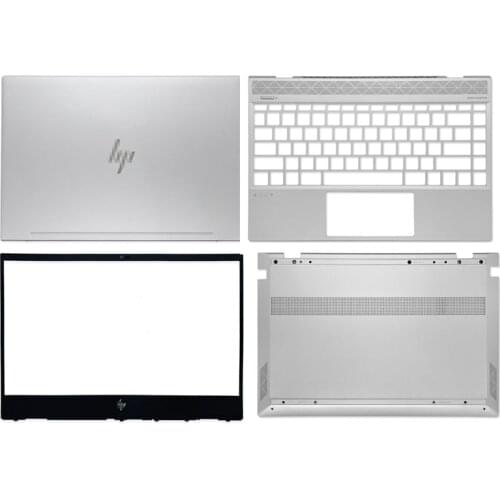 New Laptop TOP Back Cover/Front Bezel/Palmrest/BottomCase For HP ENVY X360 13-AH 13-AH0006TU TPN-W136TOP Case Silver
