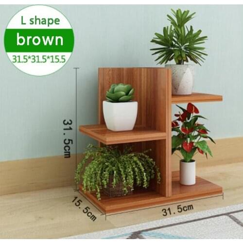 Wooden Flower Rack Plant Stand Multi Flower Stand Shelves Bonsai Display Shelf Yard Garden Patio Balcony Flower Stands