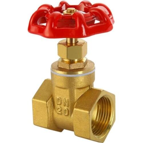 DN15 DN20 DN25 DN32 DN40 DN50 Brass Gate Valves Water Valve Switch Valve BSP Thread Gate Valve