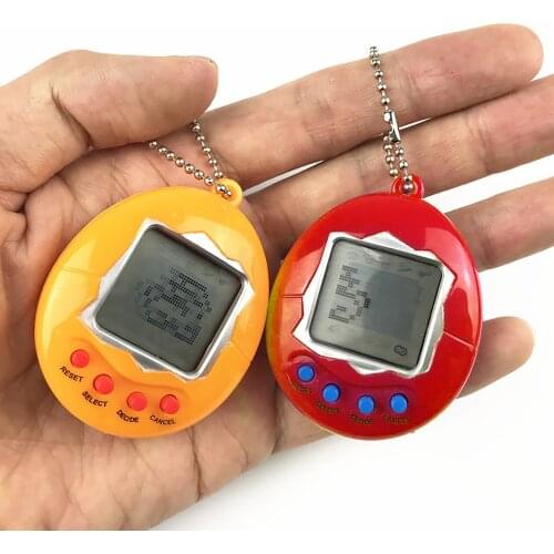 Electronic Pet Keychain Game Machine Mini Pocket Virtual Electronic Toys Electronic Pets 90S Nostalgic 49 In One Virtual Cyber