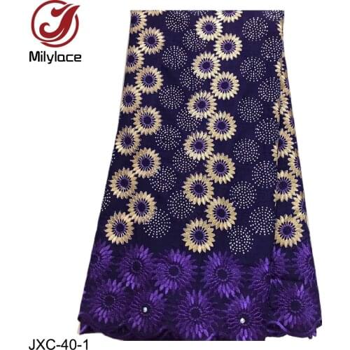 French Lace Fabric Hot Sale Swiss Voile Lace Cotton Lace Best Selling African Lace Fabric for Women Sewing Dress JXC-40