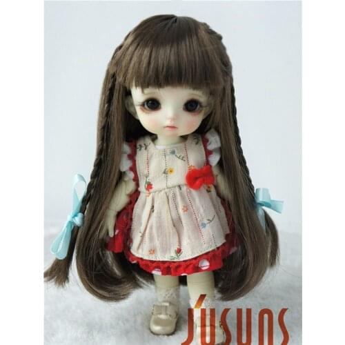 JD529 1/12 1/8 New Arrivel Full Bang BJD synthetic mohair wig for Size 4-5inch 5-6inch doll hair doll accessories