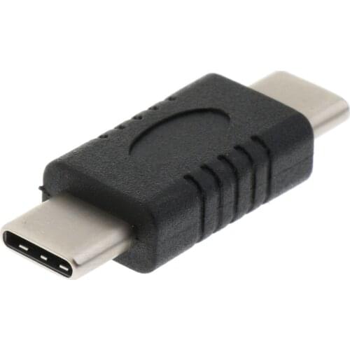 Type-C Male to Male Adaptor Data Syncing Charging Converter Cable Connector