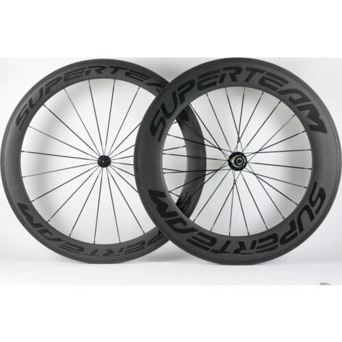 SUPERTEAM Carbon Road Bike Wheels 60/88 Clincher Wheelset 700C