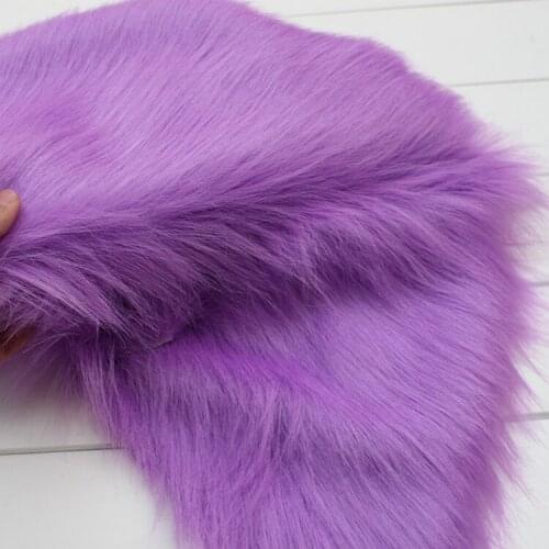 Lavender Solid Shaggy Faux Fur Fabric (long Pile fur) Costumes Cosplay Cloth 36"x60" Sold By The Yard Free Shipping