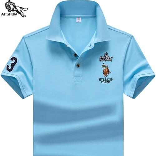 Summer polo shirt men short sleeve mens polo shirt casual Business polo shirt 95%synthetic fiber mens embroidery slim tops 1733