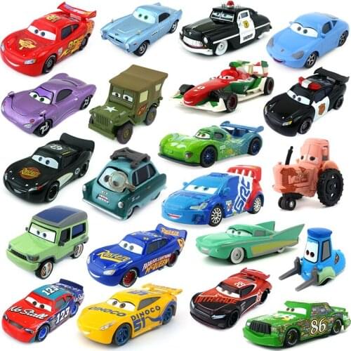 Disney Pixar Cars 2 3 Lightning 39 Style Mcqueen Mater Jackson Storm Ramirez 1:55 Diecast Vehicle Metal Alloy Boy Kid Toys Gift