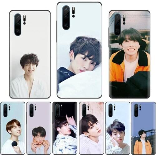 Euphoria Jungkook kpop boy Bling Cute Phone Case For Huawei Honor view 7a5.45inch 7c5.7inch 8x 8a 8c 9 9x 10 20 10i 20i lite pro