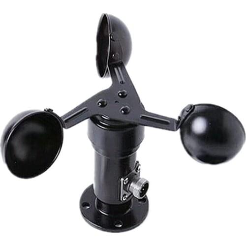New Pulse Signal Wind Sensor Digital Anemometer Pulse Signal Output Aluminum Alloy Wind Speed Sensor Anemometer Anemometer