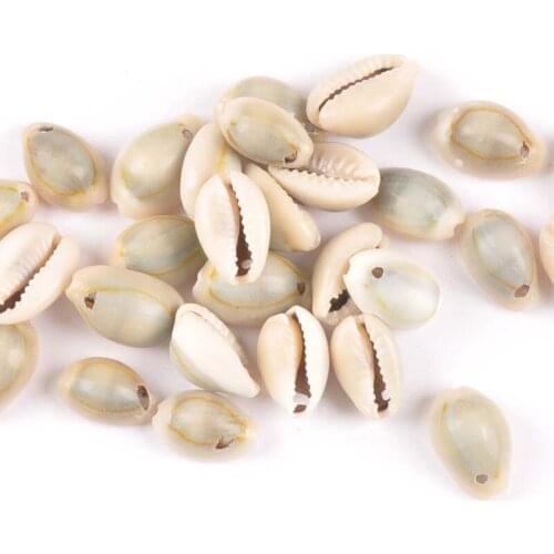 About 50pcs Gray Natural Seashells DIY Scrapbooking Crafts Shells Handmade Accessories Nautical Home Decor 16-18mm TR00081-2