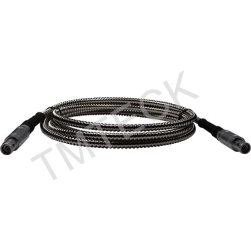 PKLL2 lemo01-lemo01 flexible Stainless Steel Protection Shielding Ultrasonic Cable armored single cable