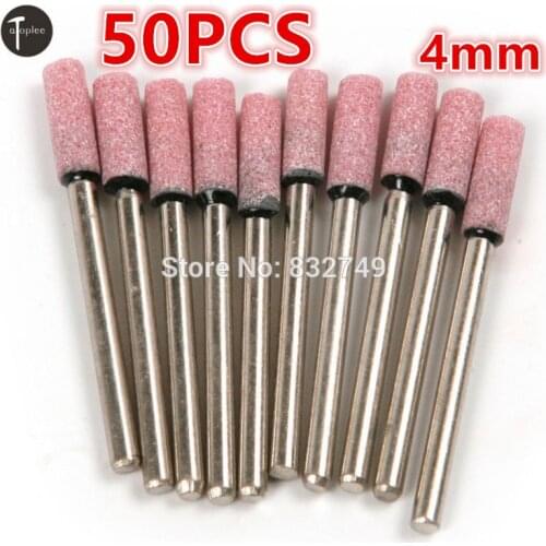 50PCS 4mm Straight Shank Resin Rotral Dremel Plate Grinding Wheel 46mm Length Blade Metal Plastic Cutting Tools