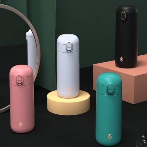 Cute Thermos Bottle New Insulated Water Bottle Coffee Mug Vacuum Flask Travel Tea Cup 316 Stainless Steel Tumbler Insulated Cup