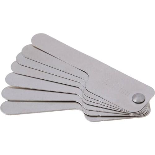 SS Reciprocating IPR Orthodontic Treatment Tools Dental Interproximal Reduction Gauge Measure Tooth Gap Metric Feeler Gauge