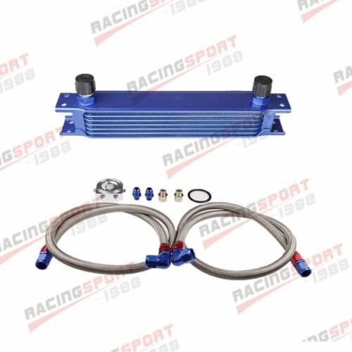 Universal Engine Transmission Oil Cooler Kit 7 Row -10AN